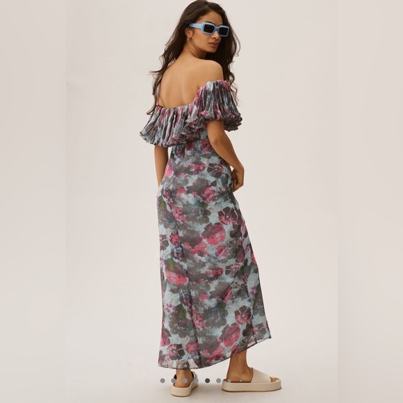 Hutch Off-the-Shoulder Ruffled Column Dress - Picture 5 of 10